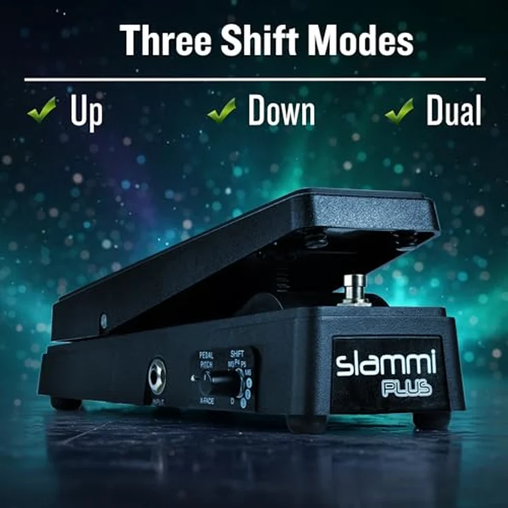 Electro Harmonix Slammi Plus Pitch Shifter, Effektpedal mit +/- 3 Oktaven Transponierung, drei Schaltmodi und voll polyphon – Bild 9