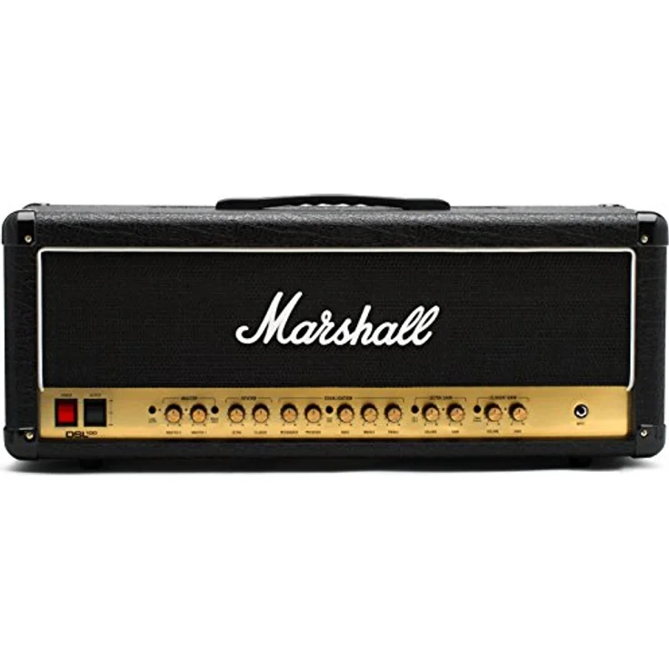 Marshall DSL100HR, E-Gitarren-Topteil mit 100 Watt, 4x ECC83 & 4x EL34 Röhren, 2 Kanäle, Digital-Reverb, inkl. Fußschalter – Bild 3