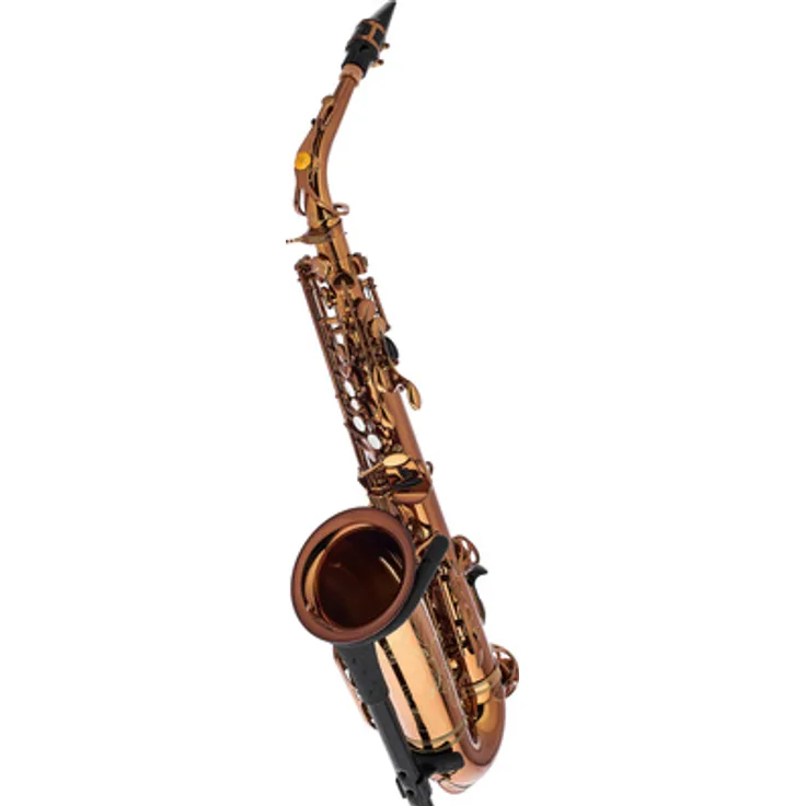 Yamaha YAS-62A 04 Alto Sax, Altsaxophon mit Messing Korpus, Amberlack-Finish, verstellbarem Daumenhaken und 4C Mundstück