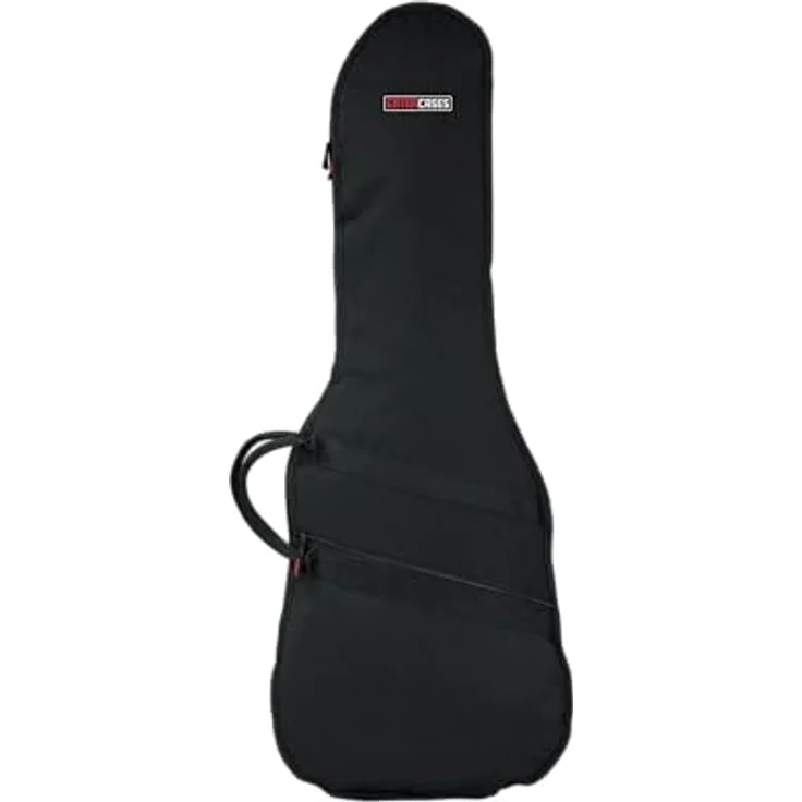 Gator Electric Guitar Gigbag, Gitarrentasche mit 10mm Polsterung, Schultertrageriemen, verstärkt an Kopfplatte und Brückensektion, Nylon, 96,5 cm x 38,0 cm x 8,9 cm, 0,68 kg – Bild 1