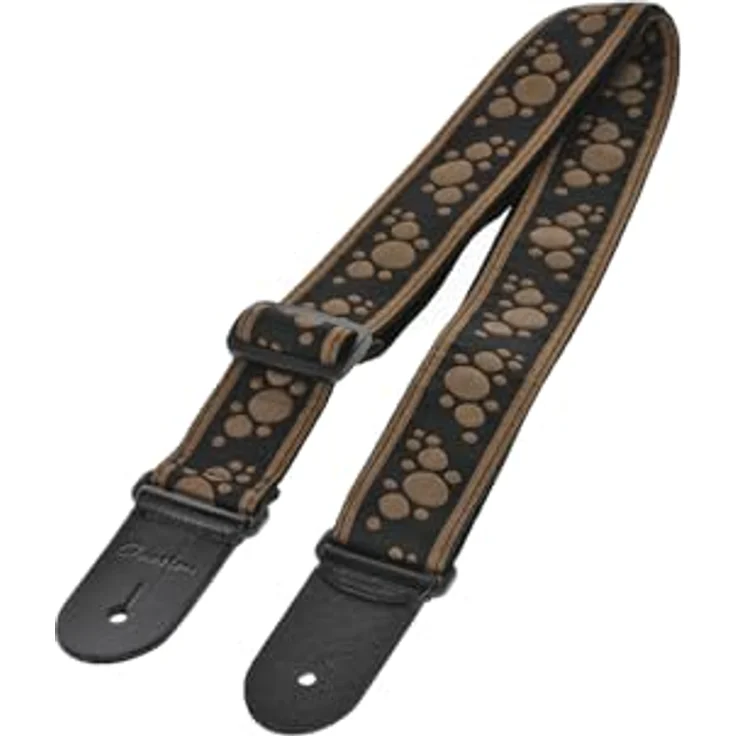 Ovation Soundhole Retro Copper, Nylongurt mit stabilem Lederende und gesticktem Multi Soundhole-Motiv, Kupfer – Bild 4