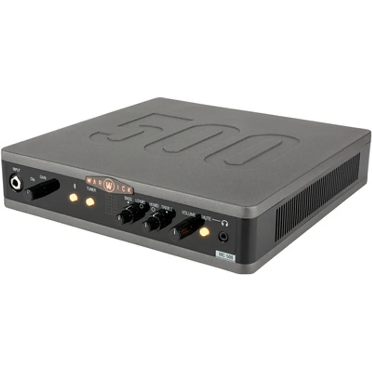 Warwick Stage Series MC 500, Bassverstärker Topteil mit 500 W, Bluetooth und USB Konnektivität, 4-Band EQ