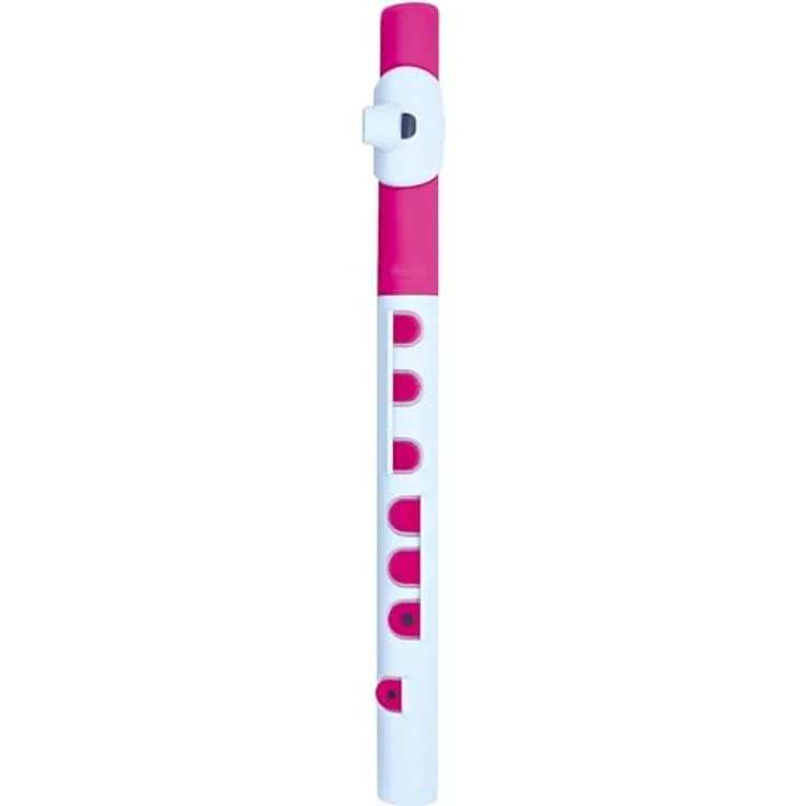 Nuvo TooT 2.0, Querflöte in C mit geradem Kopfstück und Silikonklappen, weiß-pink – Bild 1
