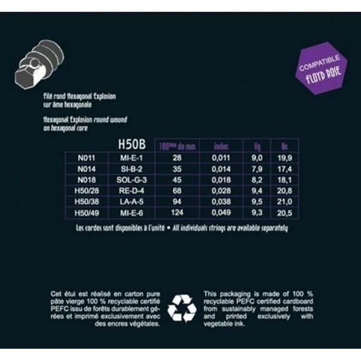 Savarez Saiten für E-Gitarre Hexagonal Explosion Nickel, Medium .011-.049 für Blues, vernickelter Stahl mit exzellentem Ansprechverhalten – Bild 2