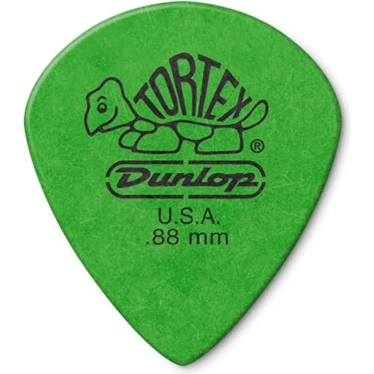 Jim Dunlop Tortex Jazz III XL Plektrum, 0,88mm, 12 Stück, heller Klang und aggressive Angriffs-Kante – Bild 1