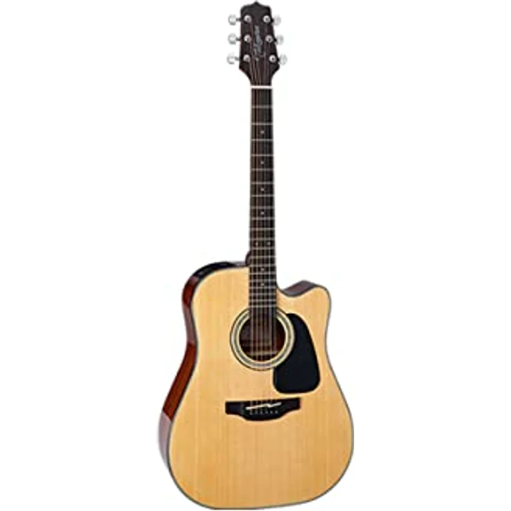 Takamine GD30CE-N, Westerngitarre Dreadnought mit massiver Fichtendecke, Mahagoni Boden und Zargen, Cutaway, Natur Finish, TP-4TD Preamp mit Stimmgerät – Bild 3