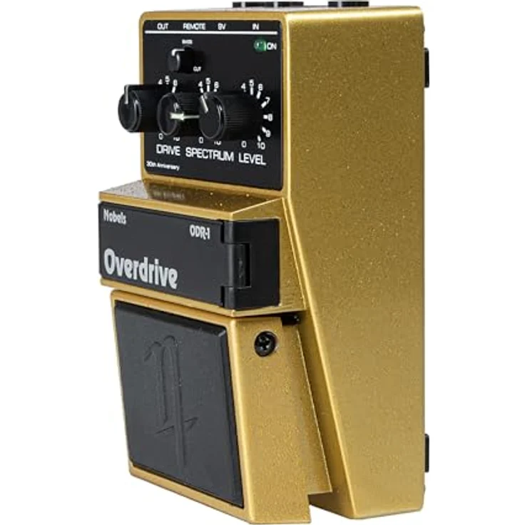 Nobels ODR-1 30th Ltd., Limitiertes Overdrive-Pedal für E-Gitarre und Bass in Gold, 5000 Stück weltweit, mit Bass-Cut-Regler und Zertifikat – Bild 3