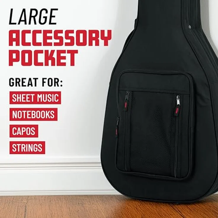 Gator Foam Case Classic, Gitarrenkoffer mit Innenmaßen von 102 cm und leichtem Gewicht von 2,8 kg – Bild 2