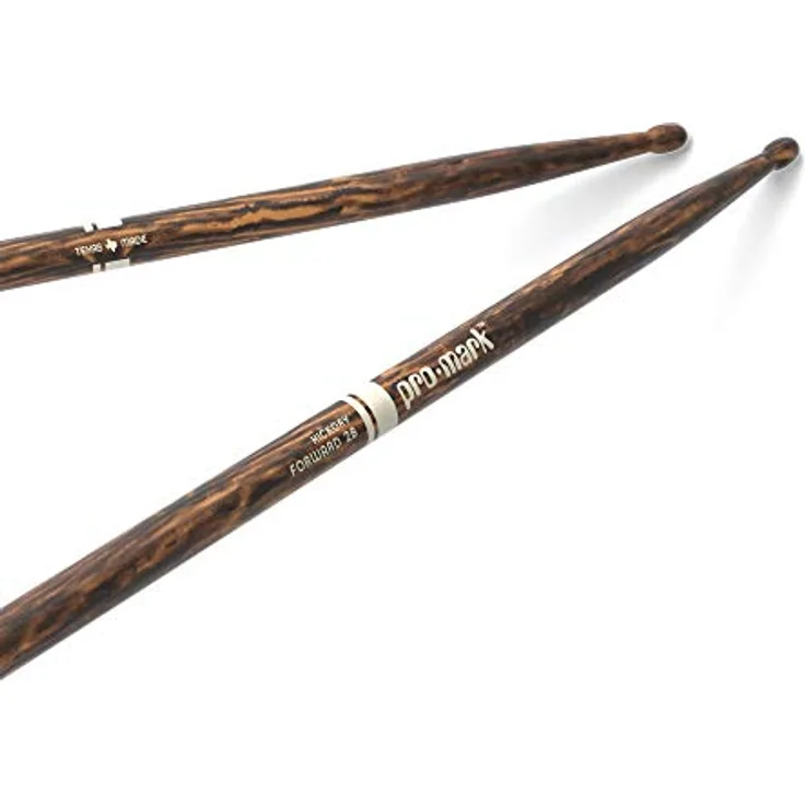 Pro Mark TX2BW-FG Classic 2B Fire Grain, Drumsticks aus Hickory mit ovalem Holzkopf, 40,64 cm, 1,60 cm Durchmesser