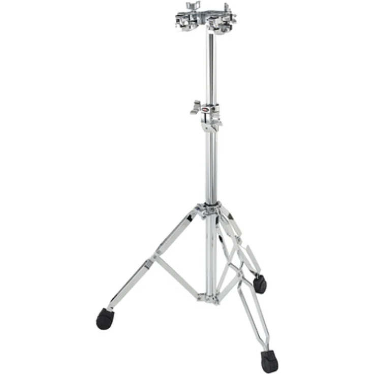 Gibraltar 6713DP Tom Stand, Doppeltomständer mit Klammer für Beckenarm, höhenverstellbar von 65 cm bis 102 cm, inkl. Memory Lock – Bild 1
