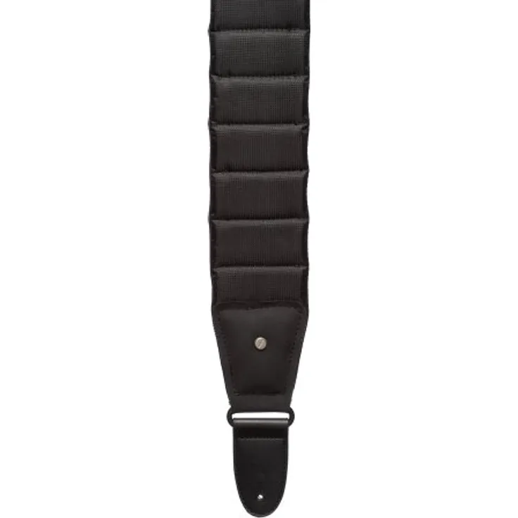 Mono Cases The Betty Strap Long, Gitarrengurt mit integrierter Plektrum Tasche, Sharkskin Nylon, verstellbar von 119 cm bis 150 cm, schwarz