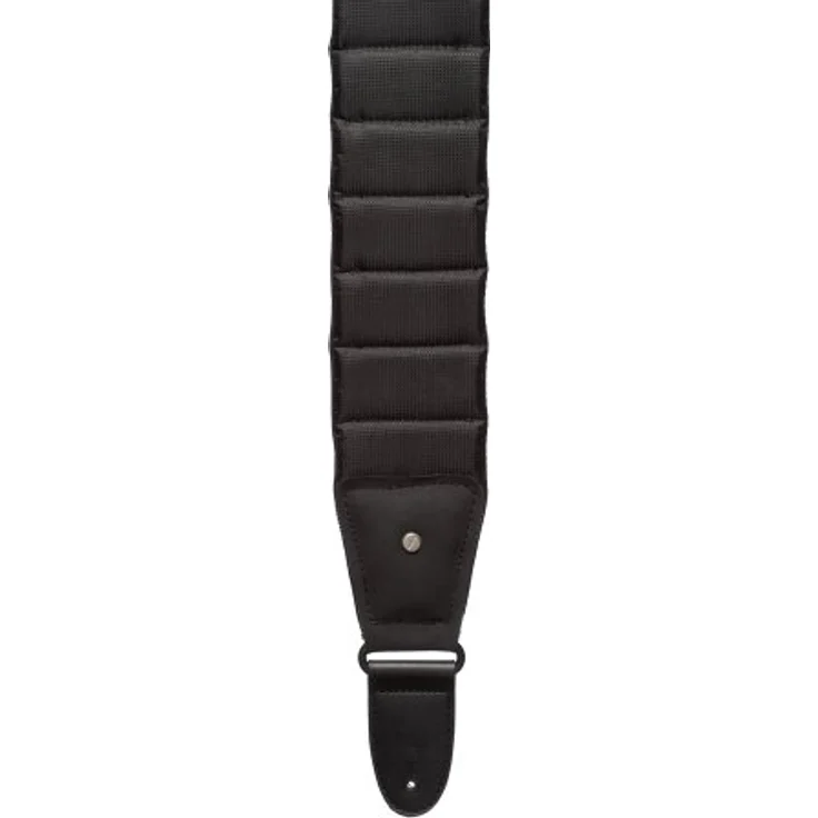 Mono Cases The Betty Strap Long, Gitarrengurt mit integrierter Plektrum Tasche, Sharkskin Nylon, verstellbar von 119 cm bis 150 cm, schwarz – Bild 1