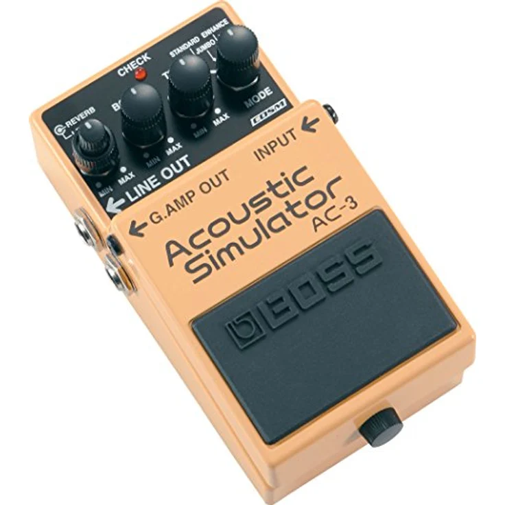 Boss AC-3 Acoustic Simulator, Effektpedal mit vier Simulations-Modi und eingebautem Reverb – Bild 2
