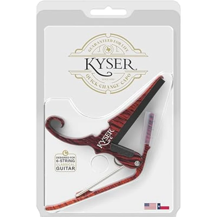 Kyser Quick Change Drop D Capo, D-Tuning Kapodaster für 5 Saiten, tiefe E-Saite bleibt frei – Bild 5