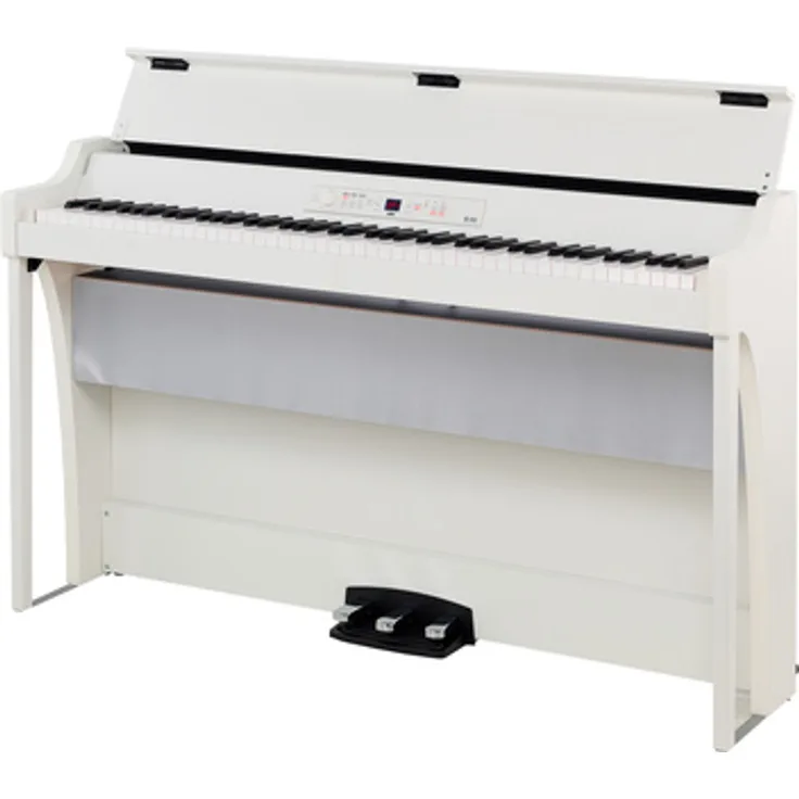 Korg G1 B Air WH, Digital Piano mit 88 Tasten RH3, 29 Sounds, 120 stimmig polyphon, Bluetooth, weiß matt