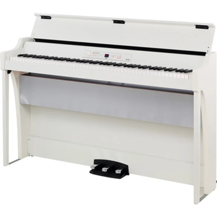 Korg G1 B Air WH, Digital Piano mit 88 Tasten RH3, 29 Sounds, 120 stimmig polyphon, Bluetooth, weiß matt