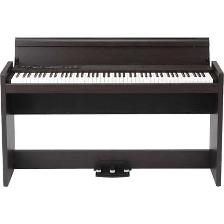 Korg LP-380U RW, Digitalpiano mit 88 Tasten RH3, 30 Sounds, USB Midi und 120-stimmiger Polyphonie, Rosenholz – Bild 1