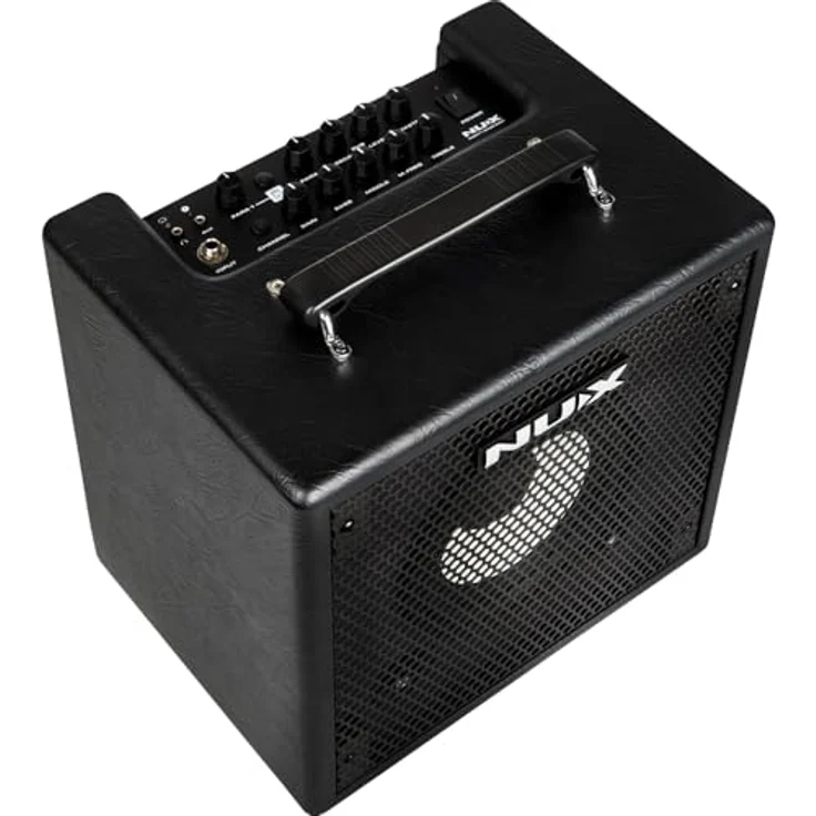 Nux Mighty Bass 50BT, Kompakter E-Bass-Combo-Verstärker mit 50 Watt, Bluetooth, Looper und Drum-Maschine – Bild 2