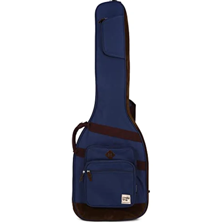 Ibanez IBB541-NB Powerpad Gigbag für E-Bass, 15mm Polsterung, navy blue, mit 4 Zubehörfächern und Rucksackgarnitur – Bild 1