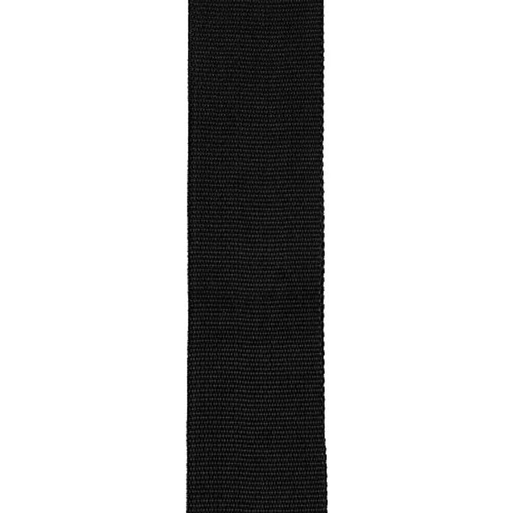 Daddario 74T000 Gitarrengurt, 75mm breit, hochwertiges Nylon mit Schulterauflage, schwarz – Bild 2
