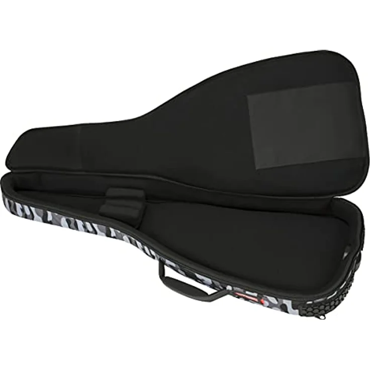 Fender FE920 E-Guitar Gigbag Winter Camo, gepolstert für Stratocaster/Telecaster, mit ergonomischem Air-Mesh Rucksackgurt und Schutzsystem – Bild 3