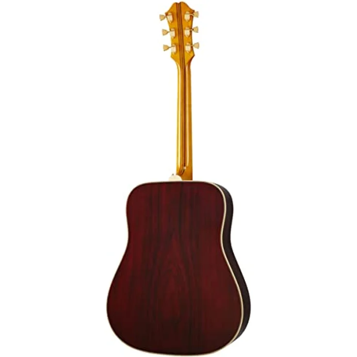 Epiphone Masterbilt Excellente, Westerngitarre mit massiver Fichtendecke und Ovangkol-Boden, Antique Natural Aged Finish, Fishman Sonitone Tonabnehmer – Bild 3