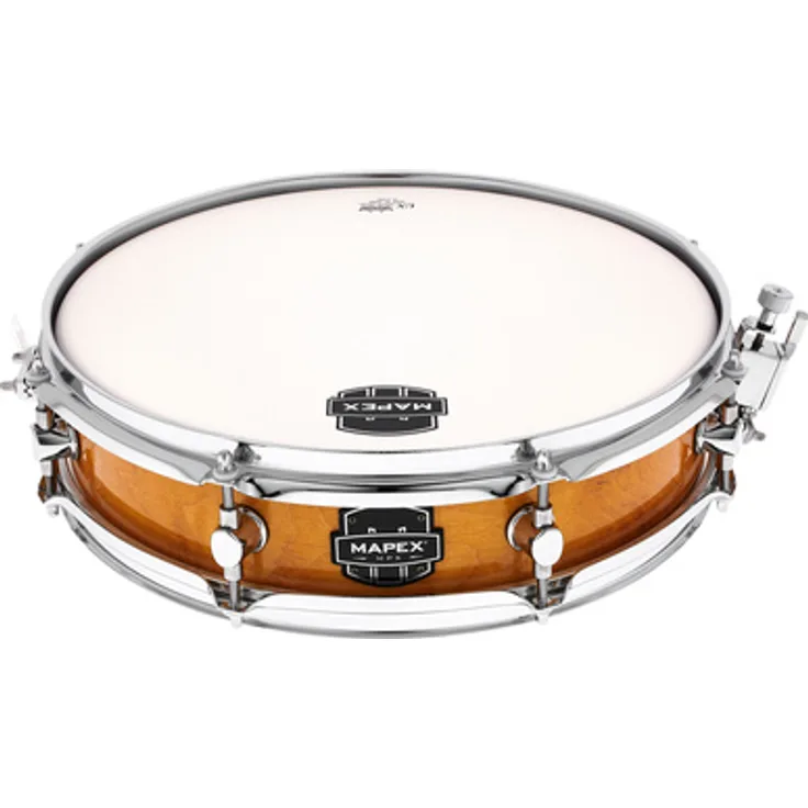 Mapex 14"x3,5" MPX Hybrid Snare Drum, Ahorn-/Pappelkessel, Gloss Natural Finish, Chrom Hardware, Remo UX Felle