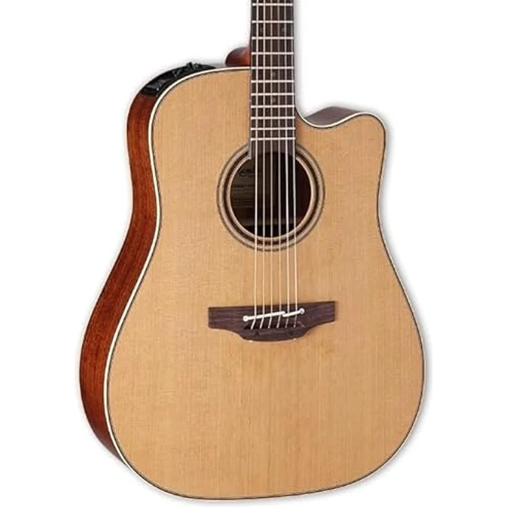 Takamine P3DC Westerngitarre, Dreadnought mit Cutaway, massive Zederndecke, Natur, inkl. Softcase – Bild 2