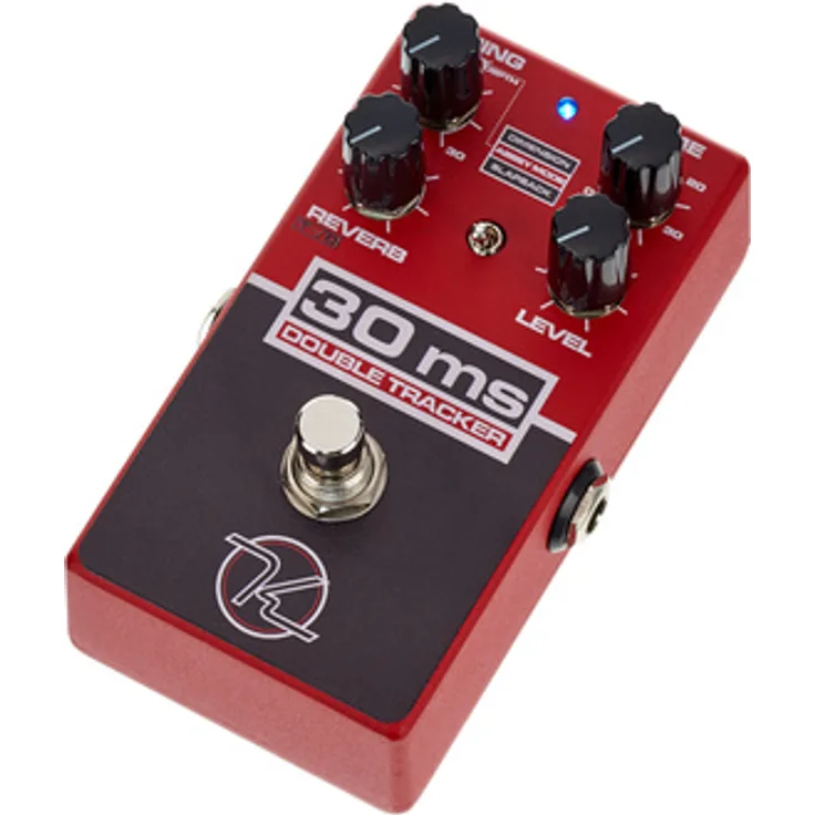 Keeley 30ms Automatic Double Tracker, Stereo-Effektpedal mit Doubling Effekten und Hall, für Gitarre, Bass und Gesang