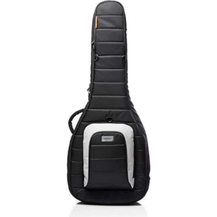 Mono Cases Dual Acoustic + Electric, Hybrid-Gigbag für Akustik- und E-Gitarre, mit Kopfplatten- und Korpus-Protektoren, wasserabweisender Sharkskin-Oberfläche, schwarz – Bild 1