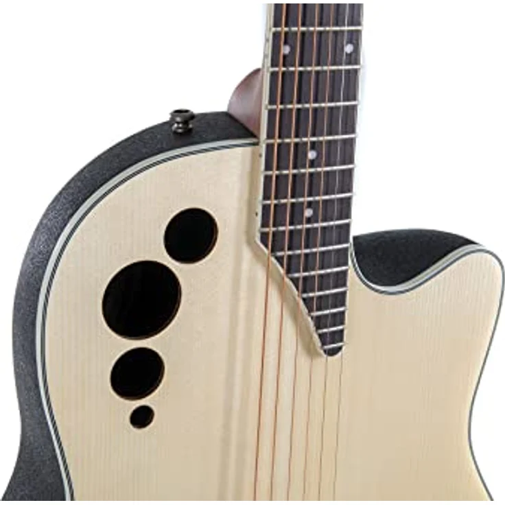 Applause Elite AE44-4S, Westerngitarre mit Cutaway, Fichten-Decke, Lyrachord Boden & Zargen, Natural Satin, aktivem Preamp mit 3-Band EQ – Bild 6
