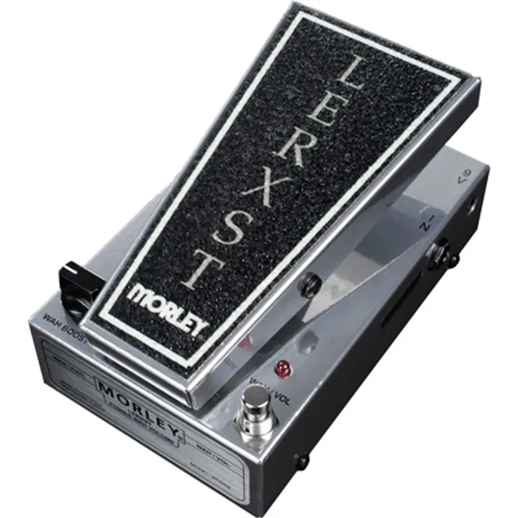 Morley Lerxst ATWAS Wah Volume, optisches Wah- und Lautstärkepedal mit Clean-Boost bis 20 dB, Geräuschlosem Umschalten und LED-Anzeige