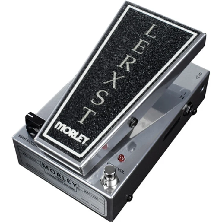 Morley Lerxst ATWAS Wah Volume, optisches Wah- und Lautstärkepedal mit Clean-Boost bis 20 dB, Geräuschlosem Umschalten und LED-Anzeige
