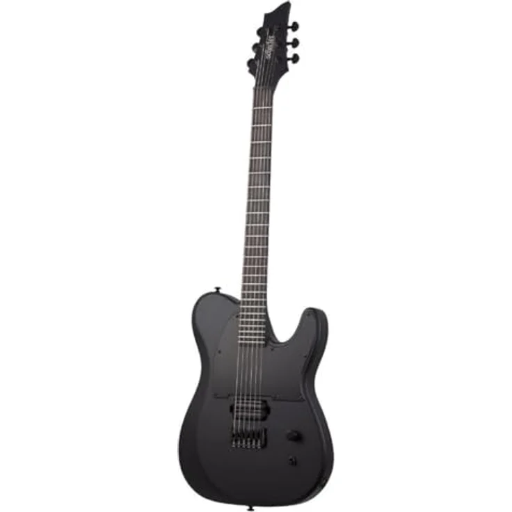 Schecter PT Black Ops, T-Style E-Gitarre aus Mahagoni, Satin Black Open Pore, mit Fishman Fluence Tonabnehmer und 24 X-Jumbo Stainless Steel Bünden – Bild 3