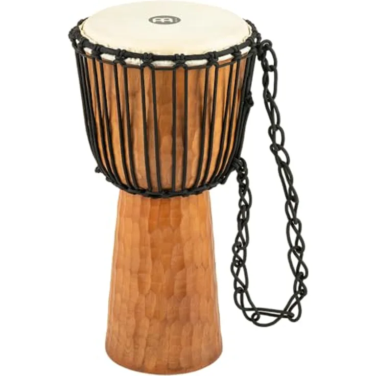 Meinl Headliner Djembe HDJ4-M, 10", Mahagoni Holz mit handselektiertem Ziegenfell, Nile Series