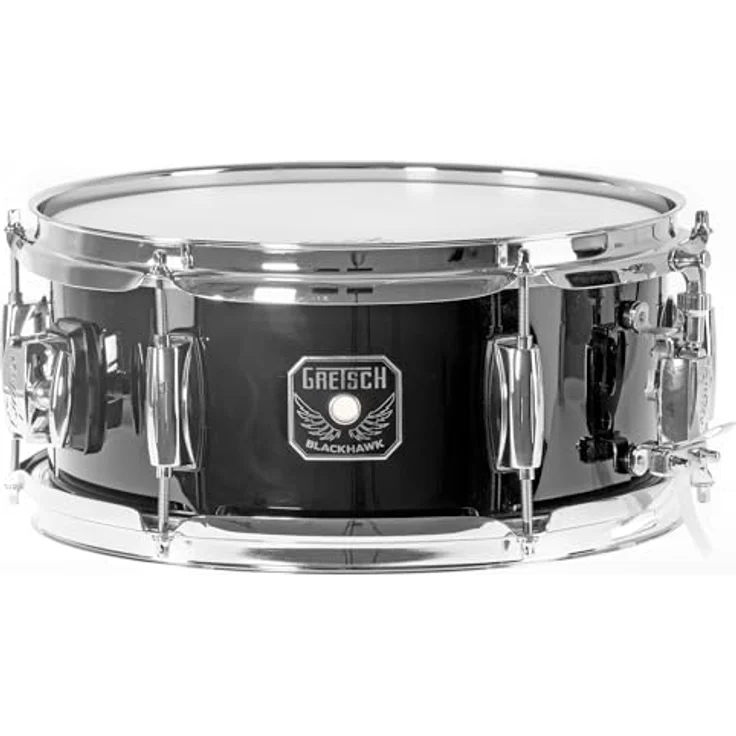 Gretsch Drums 12"x5,5" Mighty Mini Snare, Pappelkessel, chrom Hardware, 1,6 mm Spannreifen, schwarz – Bild 1