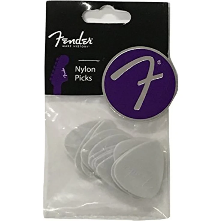 Fender 351 Shape, Nylon Plektren, 6,0 mm, 12er Pack mit Anti-Rutsch-Oberfläche – Bild 2