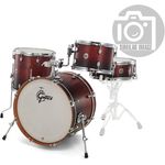 Gretsch Drums Catalina Club Studio Antique, Schlagzeugset in Satin Antique Fade, 7-lagiger Mahagoni Kessel, 20"x14" Bass Drum, inkl. Tom Tom Halter