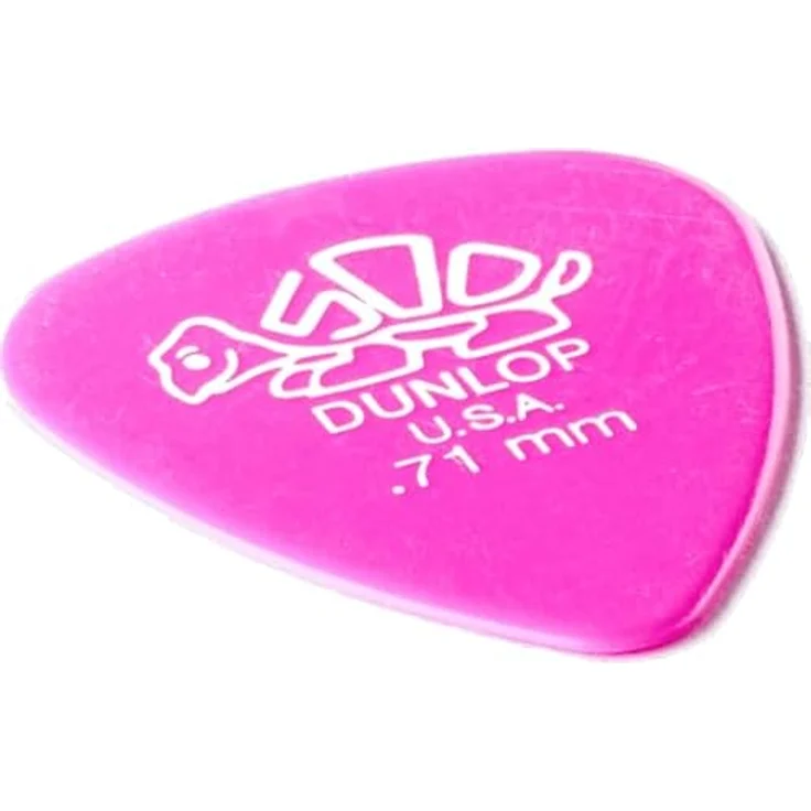 Dunlop Delrin 500 Pick Pink Set, Standard Plektrum, Stärke 0,71mm, 12 Stück – Bild 4