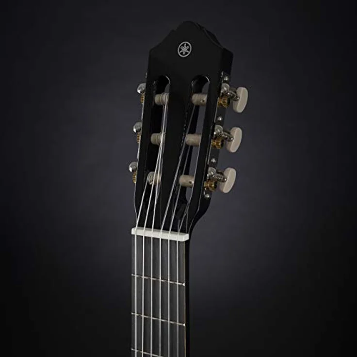 Yamaha C40BLII Akustikgitarre schwarz – 4/4 Einsteigergitarre mit Fichtendecke und Palisander-Griffbrett, edles Design – Bild 4
