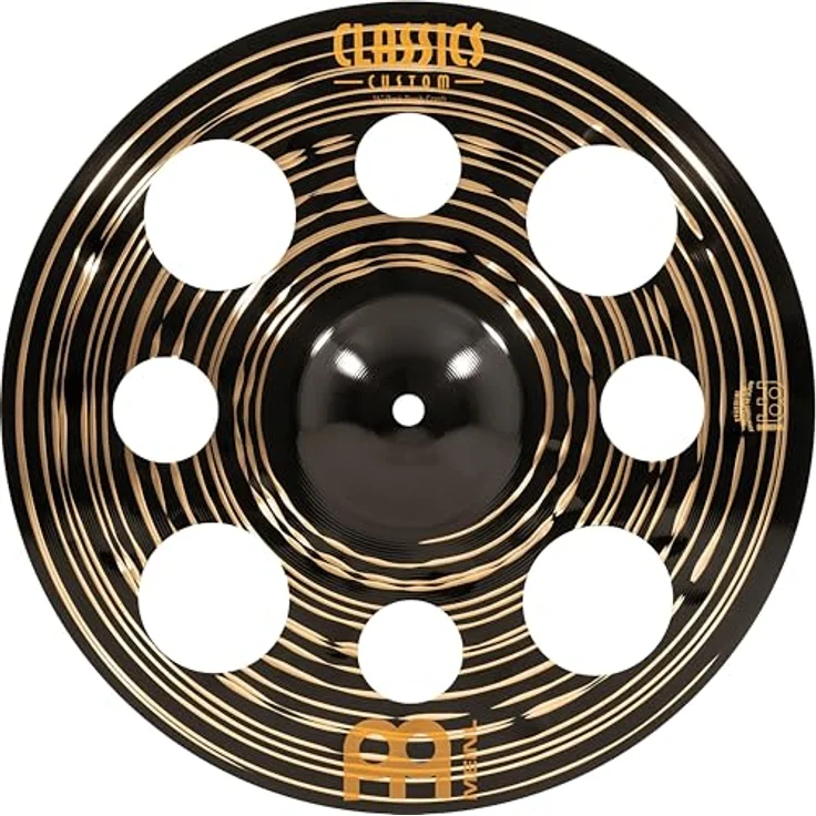 Meinl Cymbals Classics Custom Dark Trash Crash, 14 Zoll (35,56 cm) Becken aus B12 Bronze mit dunklem Finish und explosivem Klang – Bild 1