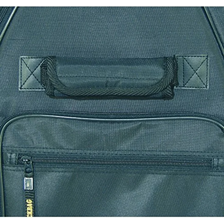 Thomann E-Guitar Gigbag BK, Gitarrentasche mit 20mm Schaumstoffpolsterung, Schwarz, Rucksackgarnitur mit Außentasche – Bild 3