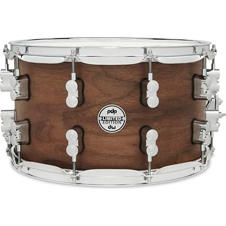 DW PDP 14"x08" Walnut Snare, 20-lagiger Ahornkessel mit Walnussholz-Finish, chrom Hardware, matt lackiert – Bild 1
