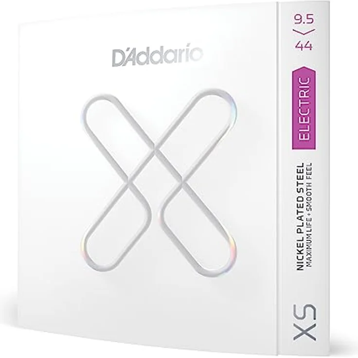 Daddario XSE09544, Super Light Plus E-Gitarren Saitensatz, Nickel Plated Steel, 6 Saiten, Stärken: .009,5 - .044, hergestellt in U.S.A. – Bild 1