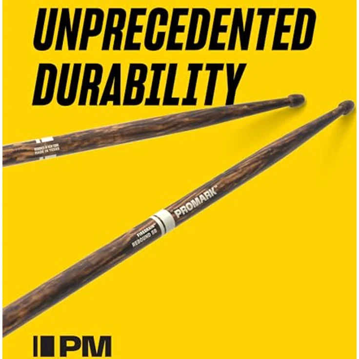 Pro Mark RBLLW-FG Larnell Lewis, Drumsticks aus Hickory mit eichelförmigem Kopf, FireGrain Behandlung, 412,8 mm Länge, 14,7 mm Durchmesser – Bild 3
