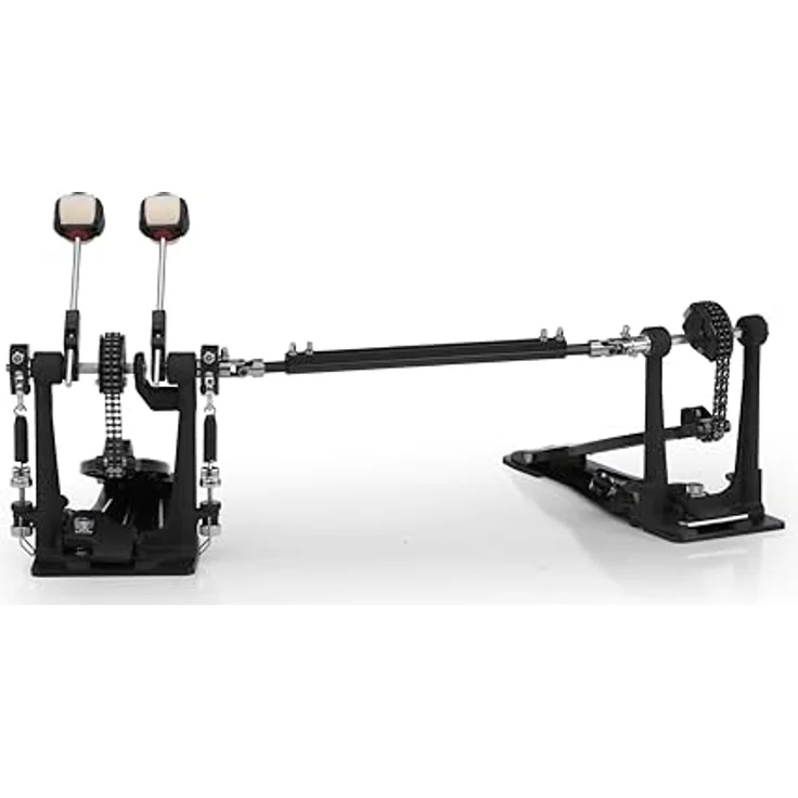 Pearl P-2052C/B Eliminator Doppelfußmaschine, limitierte 25th Anniversary Edition in schwarz mit goldener Traction Plate, Kettenantrieb und austauschbaren Cams – Bild 4