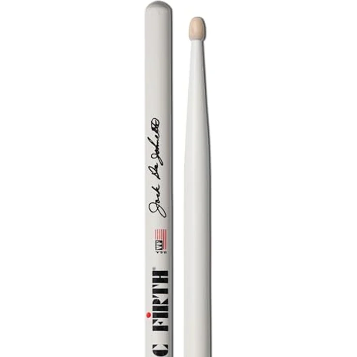Vic Firth SJD Jack DeJohnette Signature, Drumsticks mit Holzschnitt, 414mm Länge, 14,4mm Durchmesser, ideal für Jazz und Fusion – Bild 1