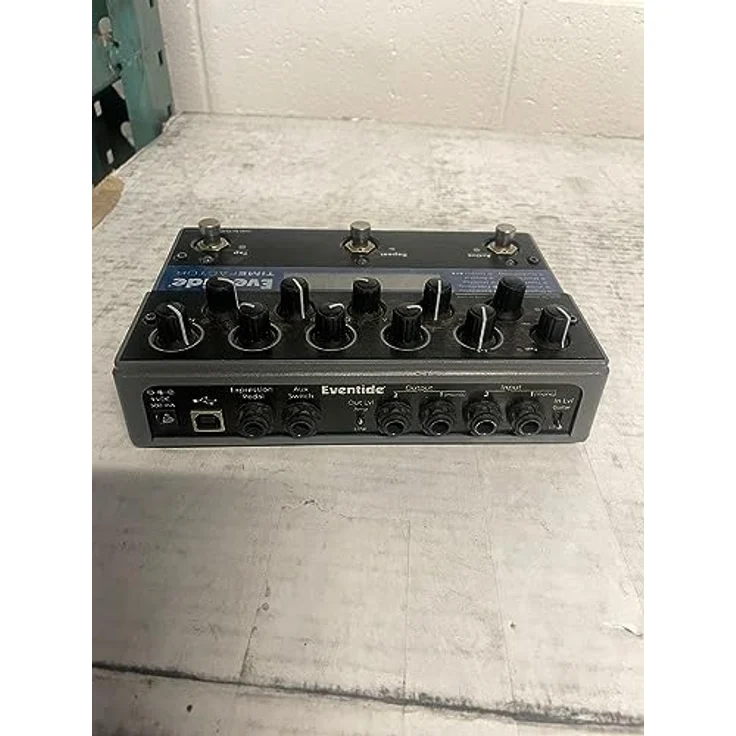 Eventide TimeFactor Twin Delay Stombox, Delay-Pedal mit 2 unabhängigen 3-Sekunden-Verzögerungen, 12 Sekunden Looper und USB-Upgradefähigkeit – Bild 5