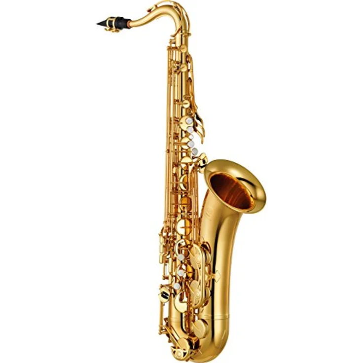 Yamaha YTS-280 Tenor Saxophon, Messing Korpus mit Goldlack, inkl. leichtem Koffer und Yamaha 4C Mundstück – Bild 2