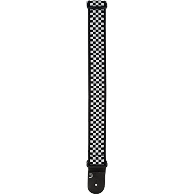 Daddario Gitarrengurt 50C02 Check Mate, verstellbar, Nylon, 5 cm breit, für Gitarre/Bass, Länge 85-145 cm – Bild 3